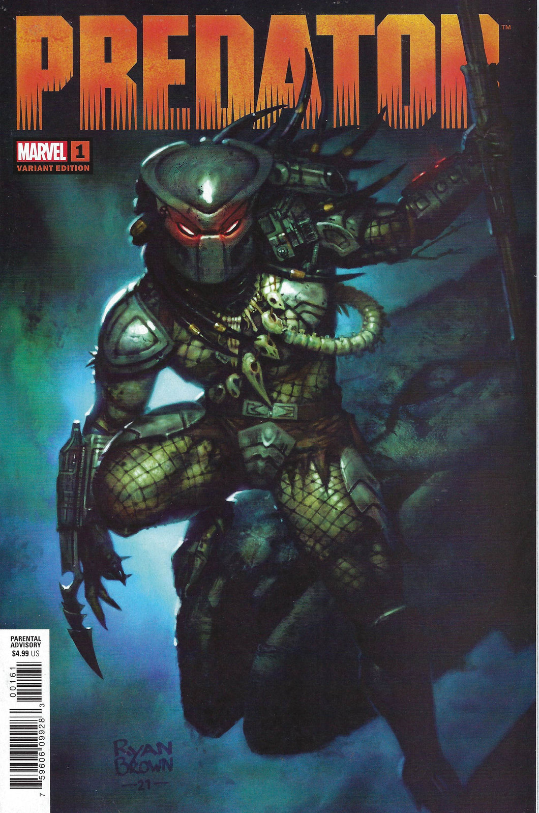 Predator #1 (2022) Ryan Brown Incentive 1:25 cover