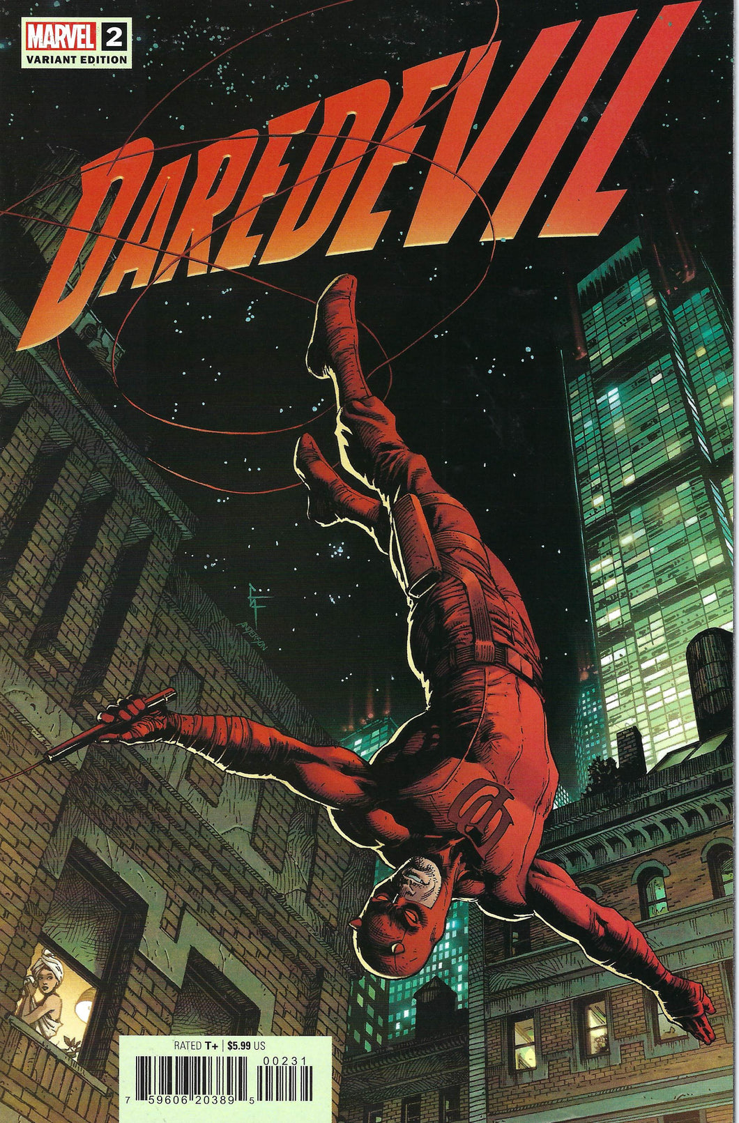 DAREDEVIL 2 GARY FRANK VARIANT [1:25] INCENTIVE RATIO