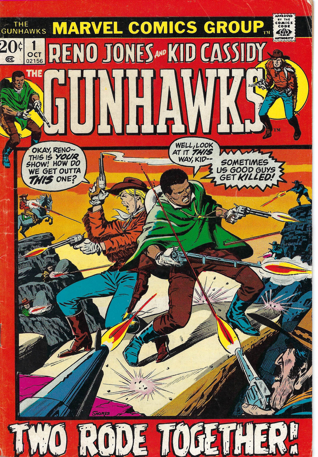 Gunhawks #1 (1972) Key Issue