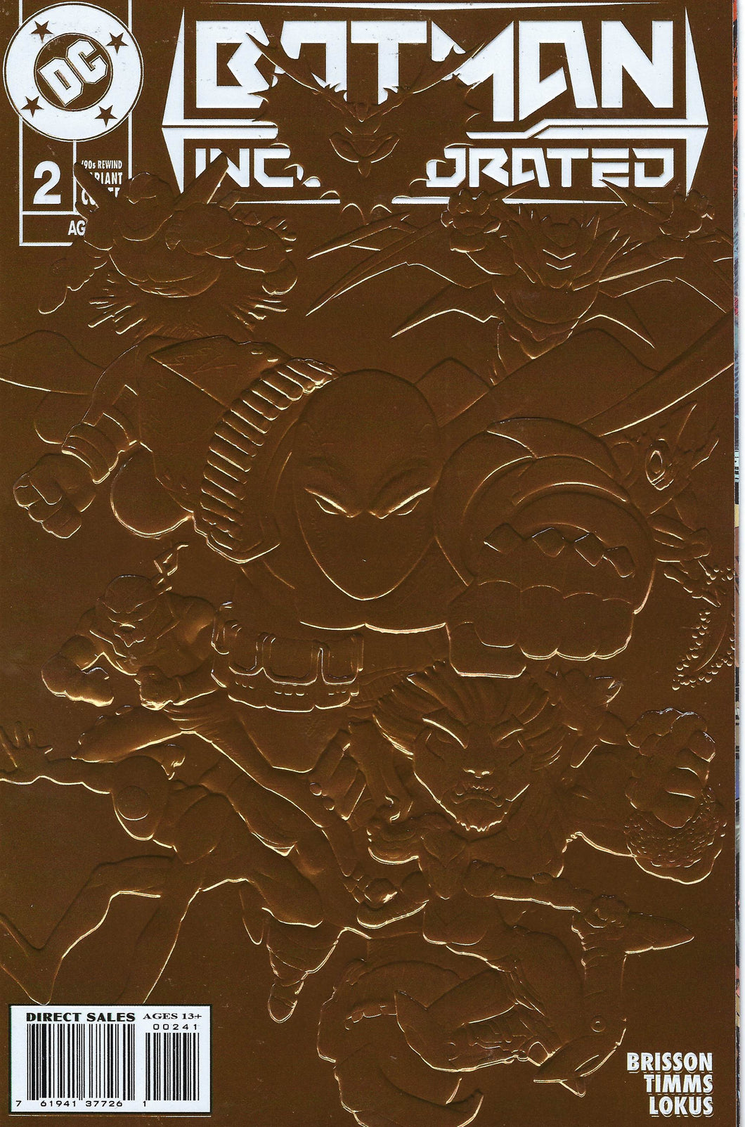 BATMAN INCORPORATED #2 EMBOSSED FOIL (2022)