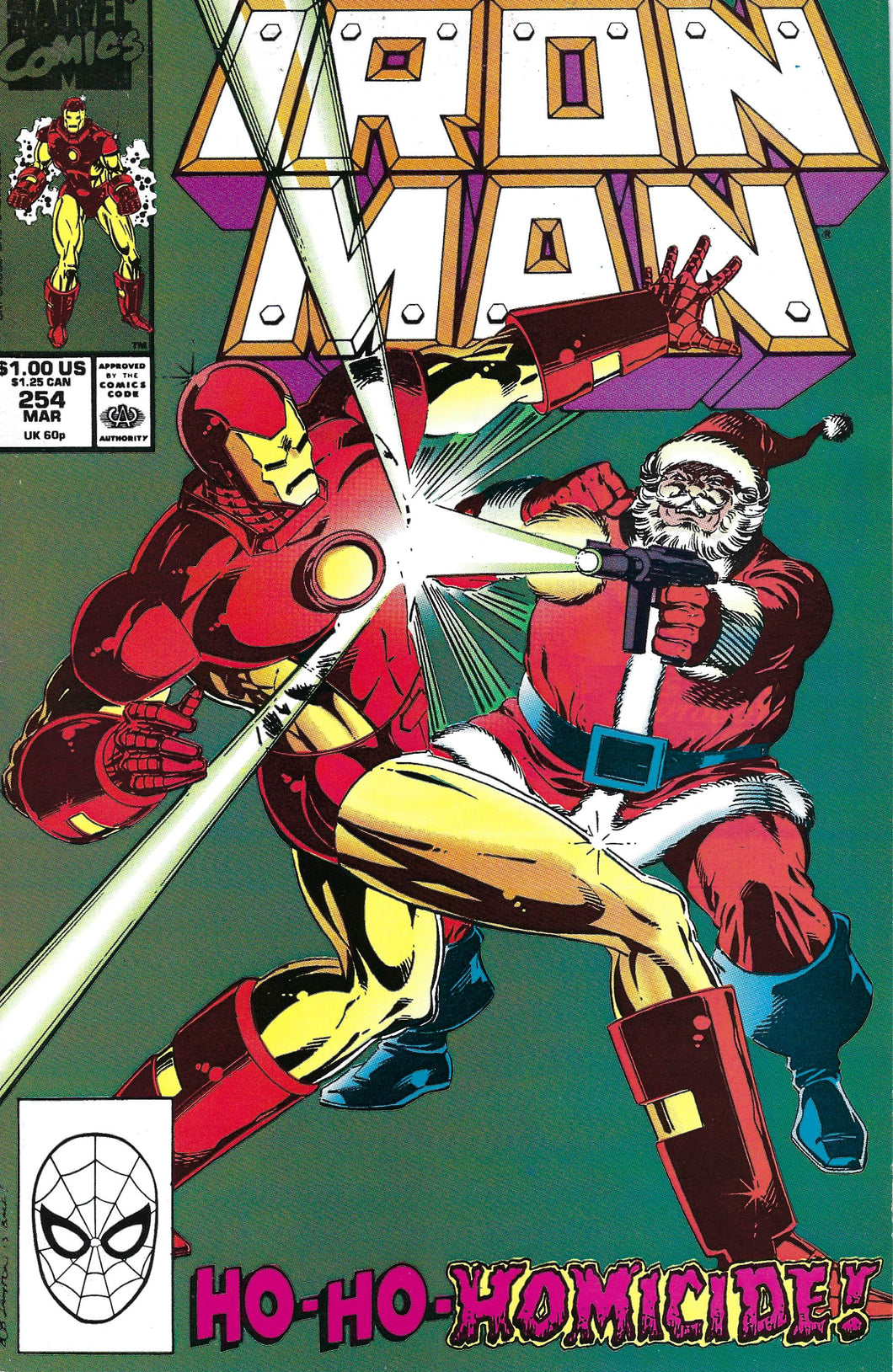 Iron Man #254 (1990) Bob Layton Cover and Story