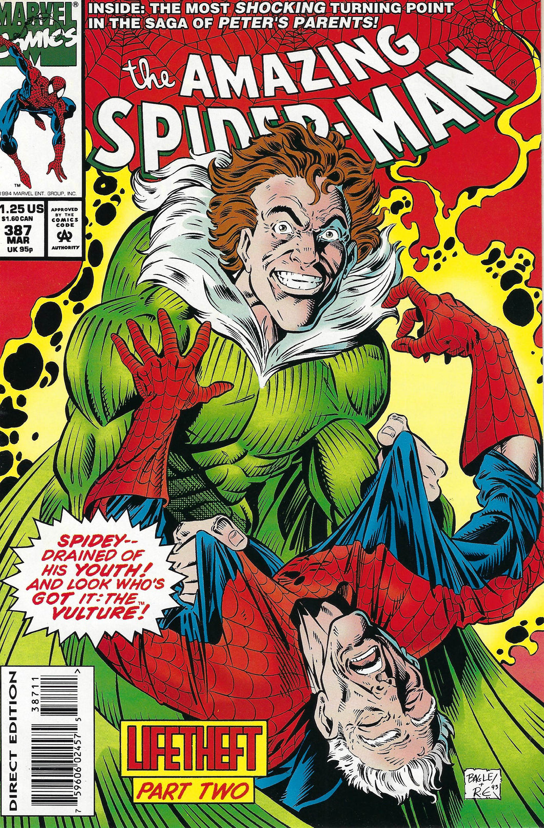 The Amazing Spider-man #387 (1994) Mark Bagley and Randy Emberlin