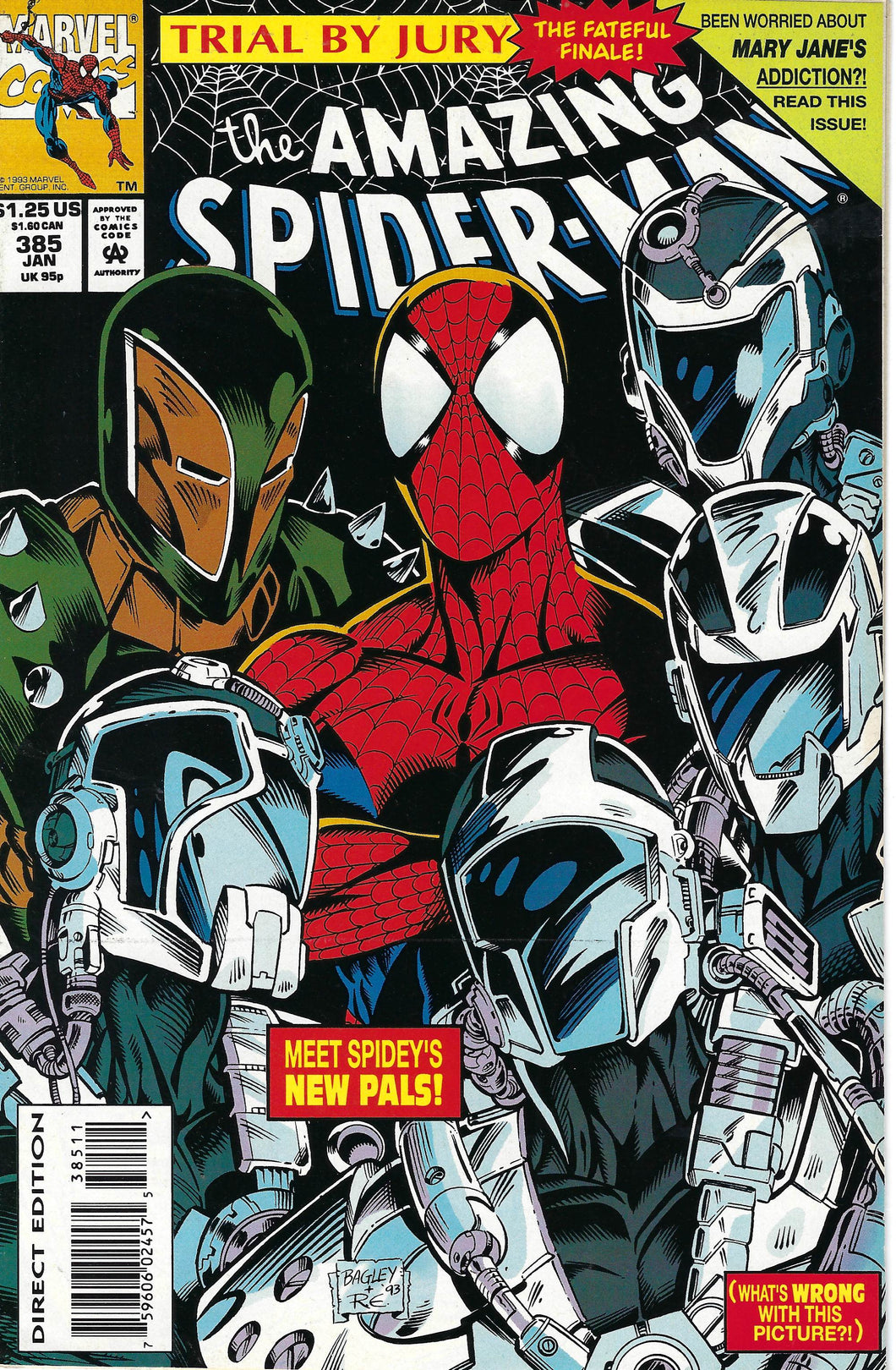 The Amazing Spider-man #385 (1994) Mark Bagley and Randy Emberlin